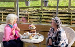 Afternoon tea at Vida Healthcare